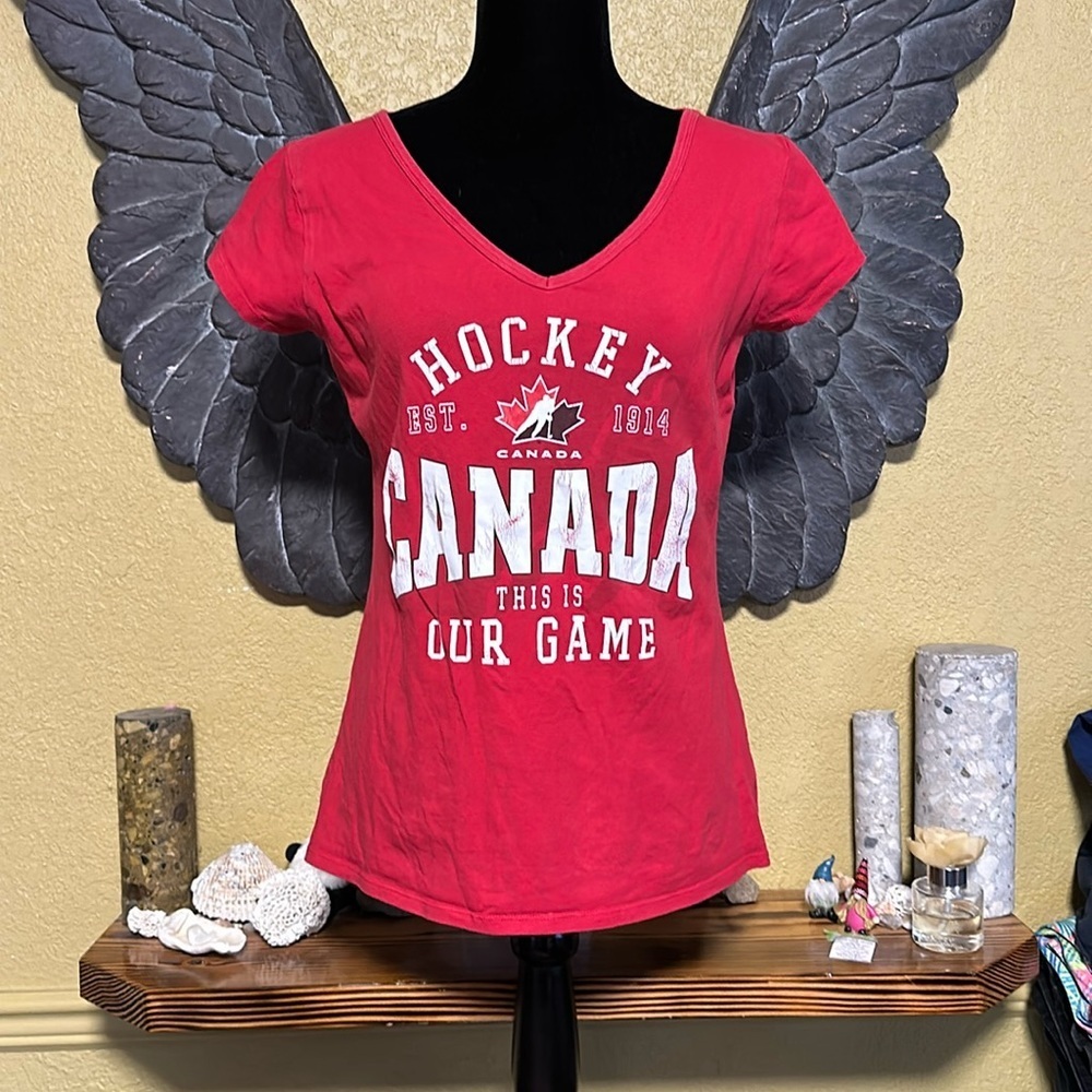 Hockey Canada V-neck Tee Shirt